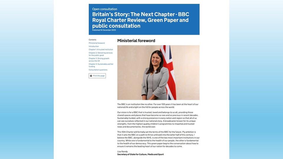 英政府がBBCの次期特許状の検討を開始　広告モデルやサブスク課金の導入も視野に