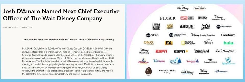 米Disneyが経営トップを刷新　テーマパーク事業率いたダマロ氏がCEOに