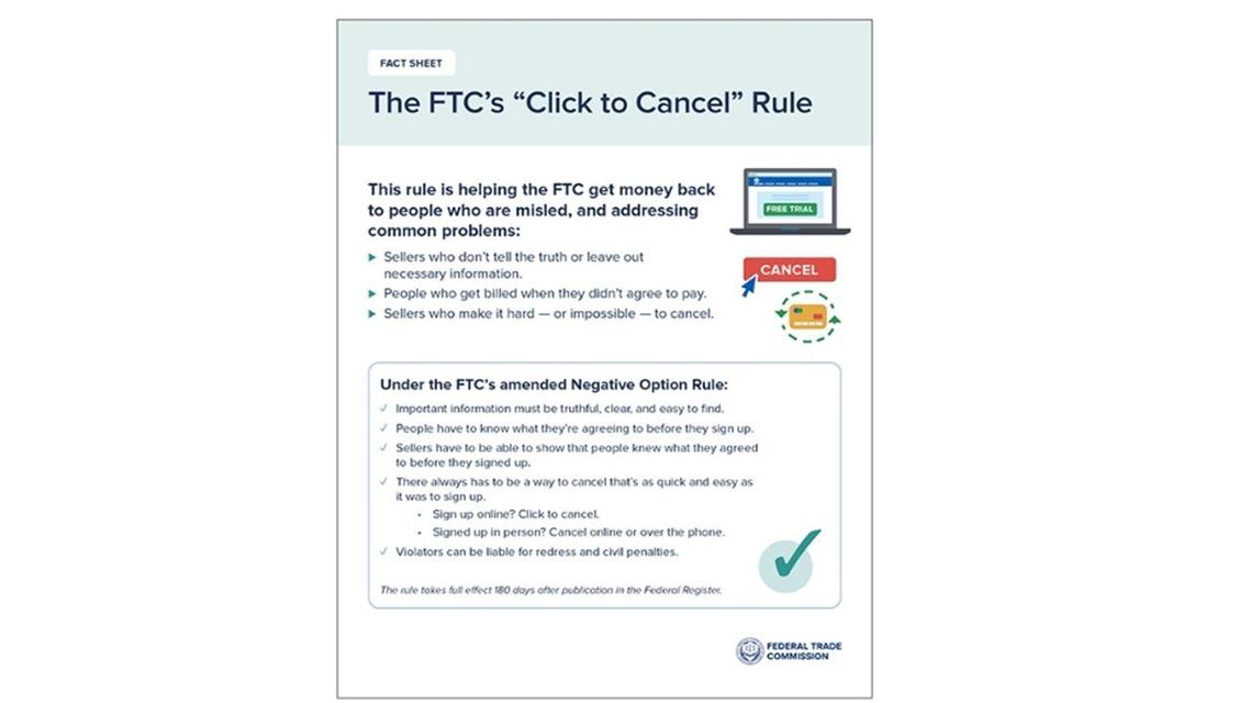 米FTCが新規則「click-to-cancel」導入　解約困難の解決に乗り出す 