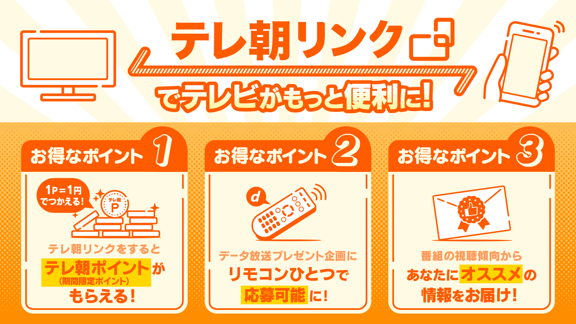 テレビ視聴をより楽しく・お得な体験に　「テレ朝リンク」スタート